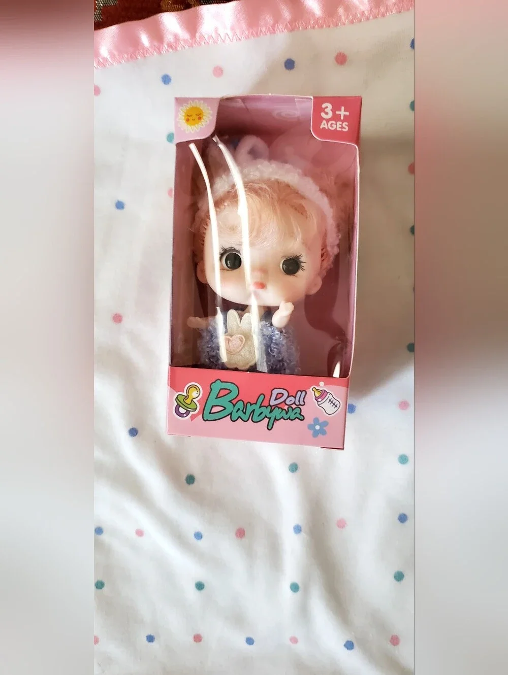 New Cute Tiny Doll 3.5 Inchs NWB